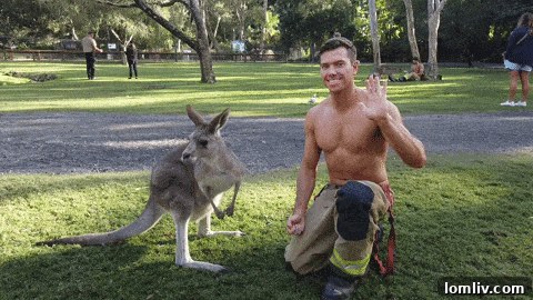 Australia travel, destination for menopause relief, firefighter