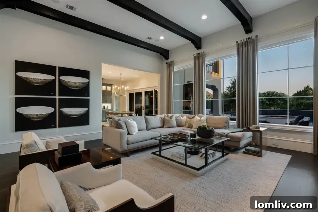 Luxurious walk-in chilled wine room with custom shelving, showcasing a large collection of wine bottles.
