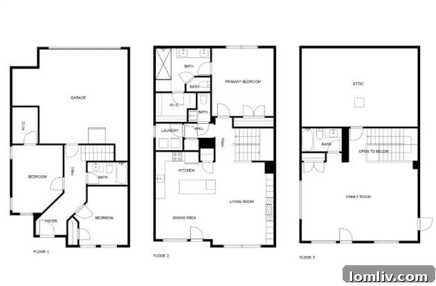 Floor plan for 4904 Deavers Lane