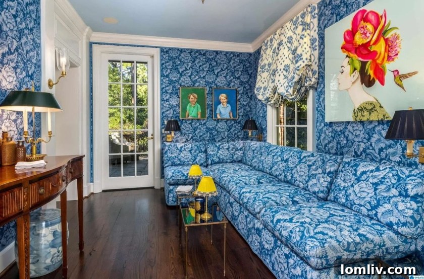 Children's portraits, interior design commentary, expressive art