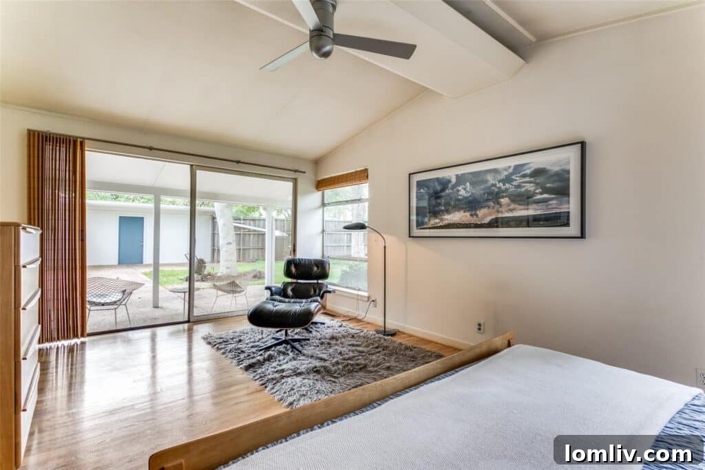 Ed Murchison Lists a 99.99 Percent Original Disney Streets Midcentury Modern Time Capsule 7 Floating Fireplace Hearth Midcentury Modern