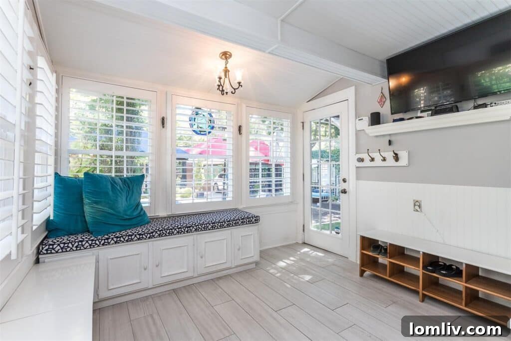 Inviting bedroom with ample natural light