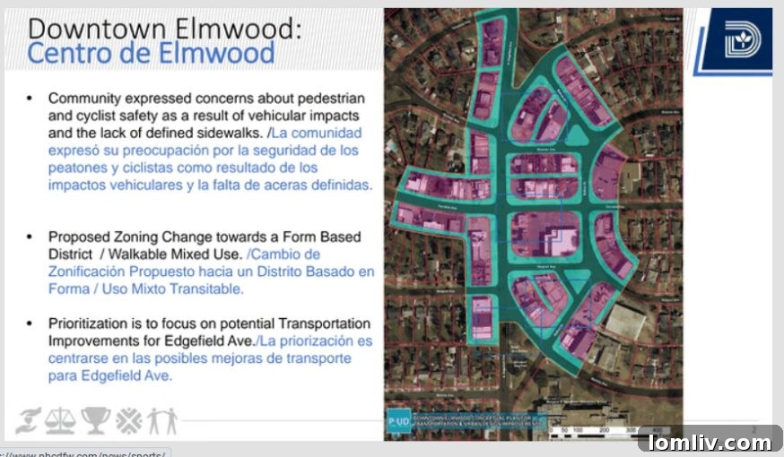 Elmwood Revitalization Plan presentation slide