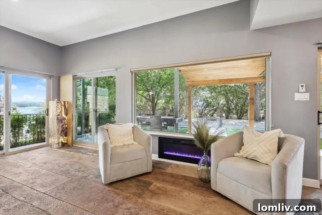 Cozy bedroom with ample space and modern decor, offering a peaceful retreat within the home.