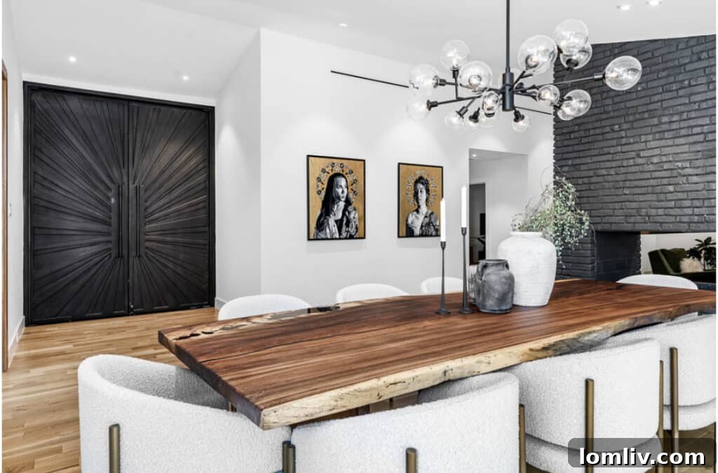 The stunning Ironclad Door at Chad Henderson and Cicelyann Zoccola's personal residence, a showcase of craftsmanship.