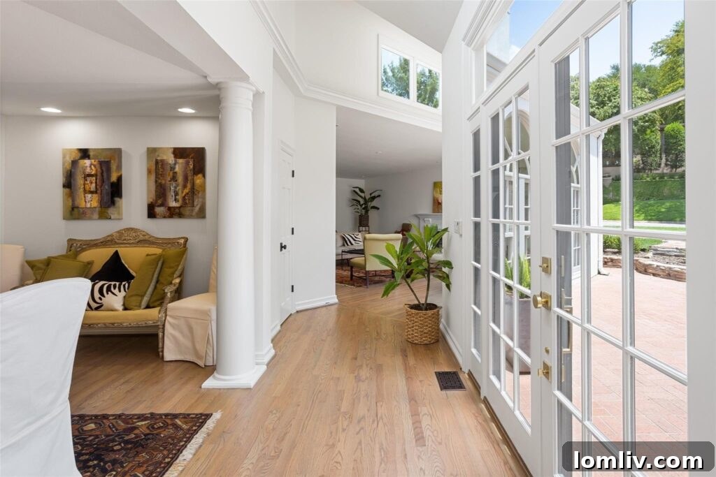 Rare Midcentury Gem in Rivercrest First Time Offered 3 Inviting entrance of a renovated Rivercrest Midcentury residence