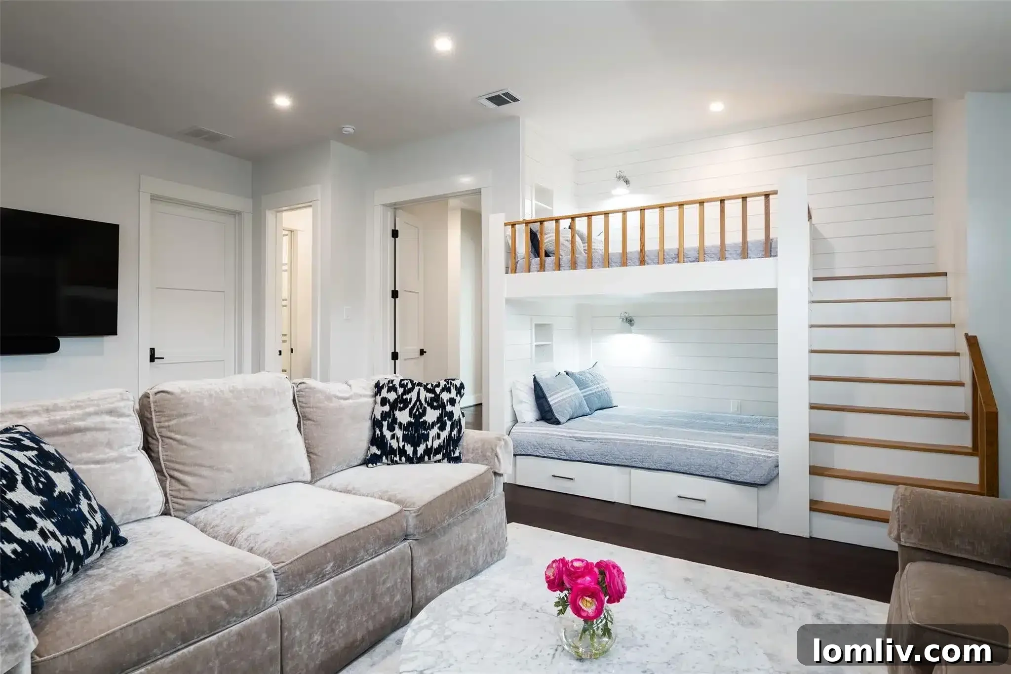 Another view of a tastefully decorated guest bedroom, ensuring comfort for all visitors