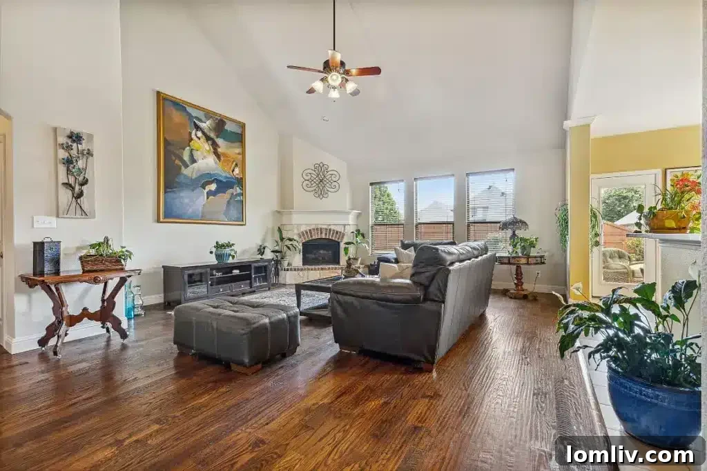 Spacious primary bedroom in 5728 Magnolia Estates Court, designed for comfort and luxury, offering a peaceful retreat.