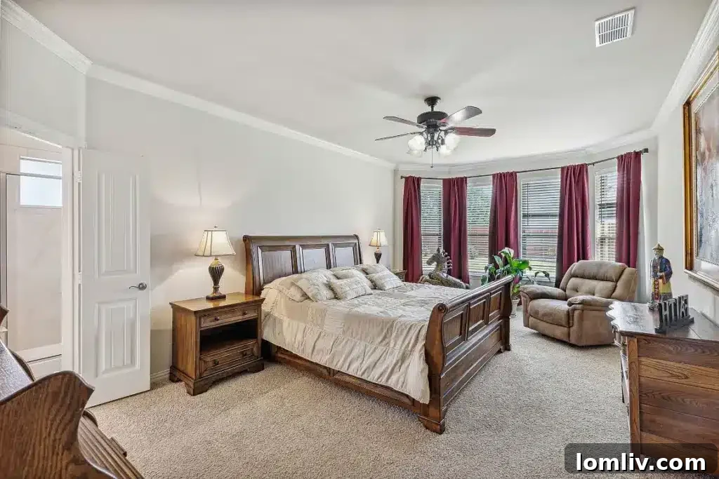 Dedicated media room, perfect for home entertainment, showcasing comfortable seating and a large screen setup.