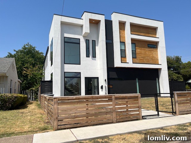 Olerio Homes Developer Shady Past Predictable Future 8 Architectural rendering or photo of Elm Thicket/Northpark streetscape