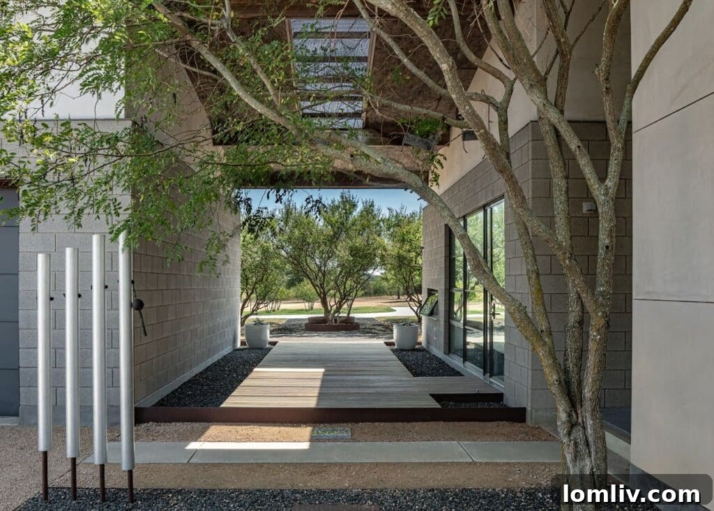 AIA Fort Worth Tour: Five Exceptional Homes Revealed 9 Norman Ward designed home with landscape mirroring Texas biome, Fort Worth AIA Tour