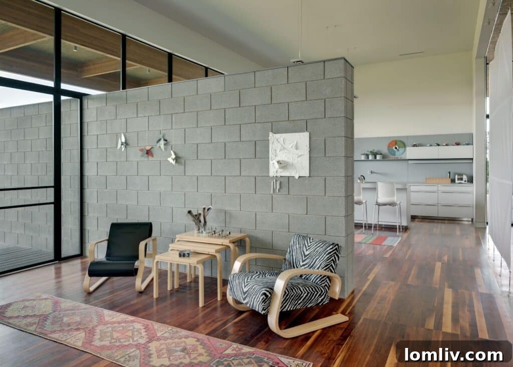 AIA Fort Worth Tour: Five Exceptional Homes Revealed 10 Norman Ward's architectural and landscape design detail at House E