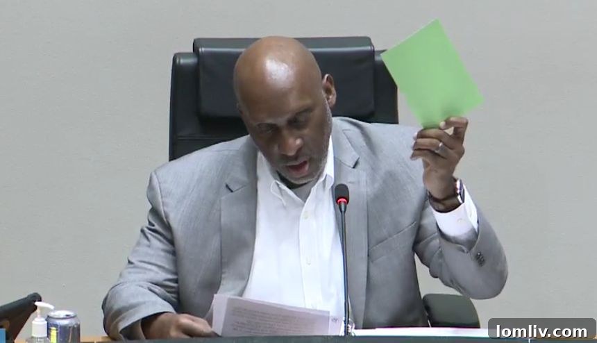 Dallas Council Poised to Ratify Budget Tax Rate Wednesday 4 City Manager T.C. Broadnax presenting during a council meeting
