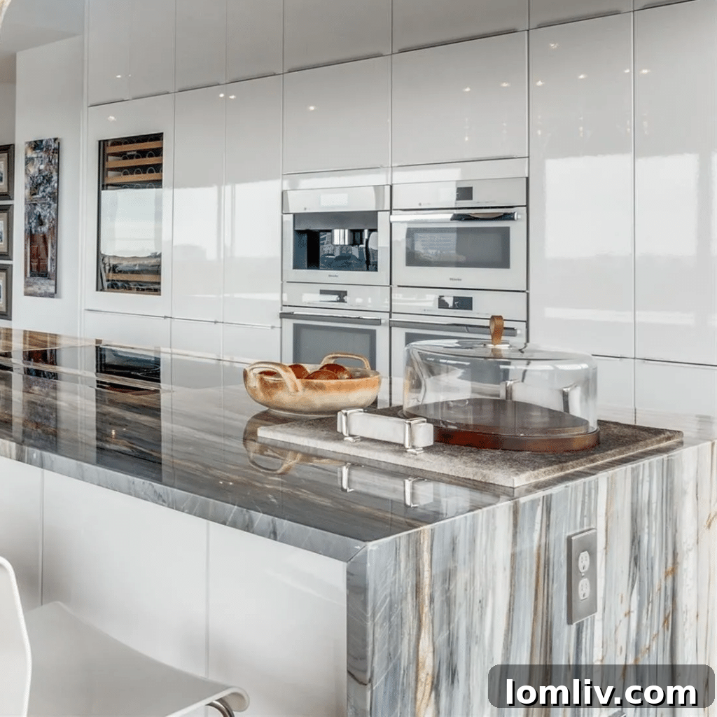 Art-Filled Hallway in Gold Crest Luxury Condo