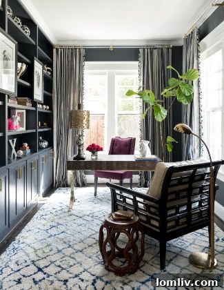 interior design home office tranquility