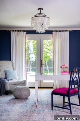 interior design with plants