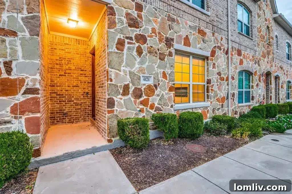 Lush Greenbelt and Community Lake at Villas of Prestonwood
