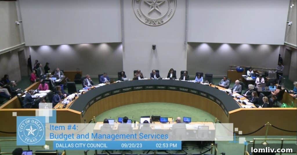 Dallas City Council Budget Adoption