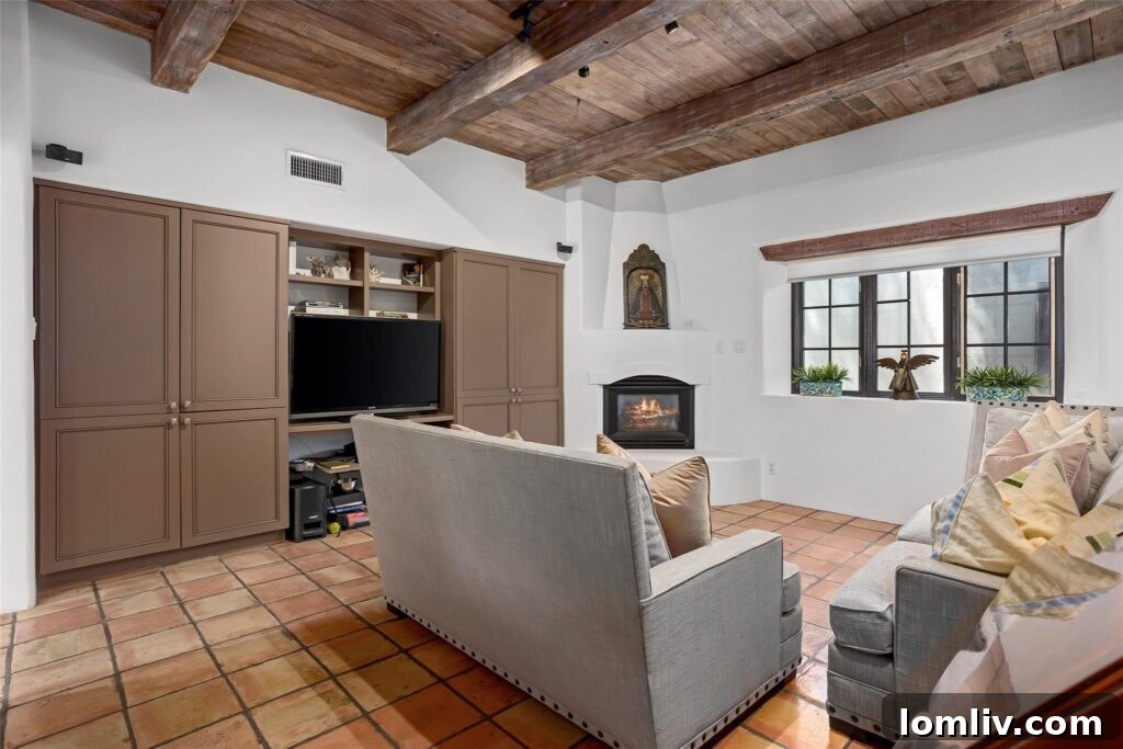 Elegant kitchen and dining area, ready for modern updates to enhance its Spanish Colonial charm.