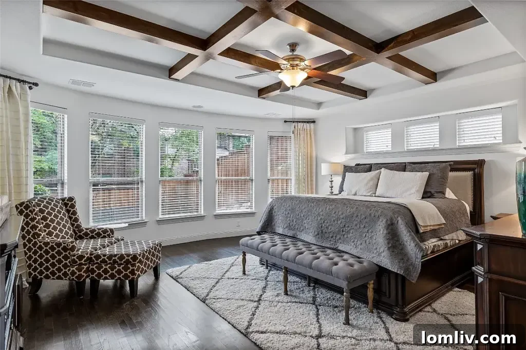 Spacious kitchen island with seating, ideal for entertaining