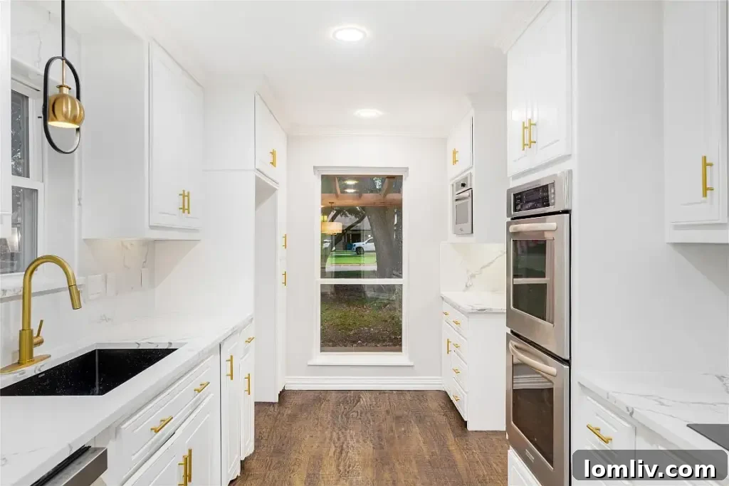 Modern kitchen with new appliances at 609 Pecan Creek Drive, Sunnyvale.