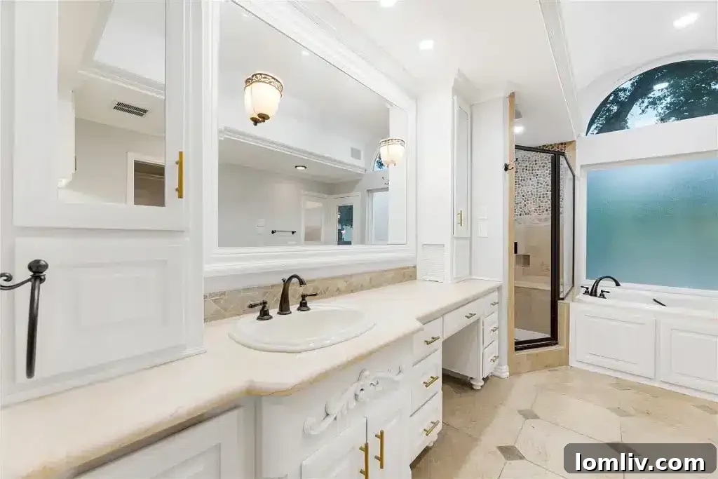 Luxurious primary bedroom at 609 Pecan Creek Drive, Sunnyvale.