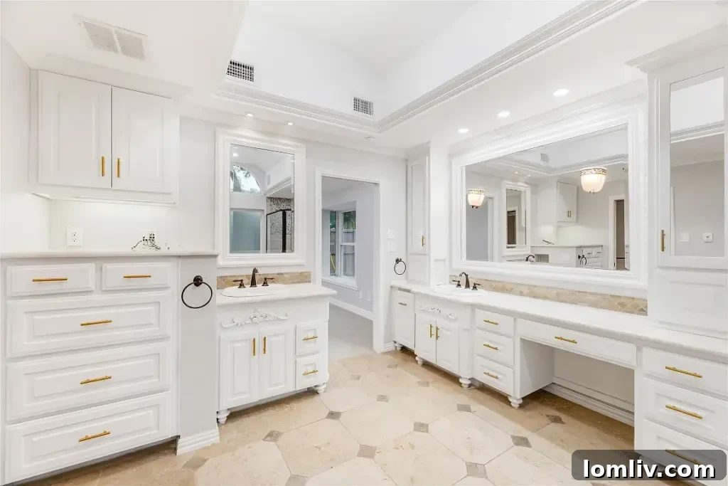 Elegant bathroom with modern fixtures at 609 Pecan Creek Drive, Sunnyvale.