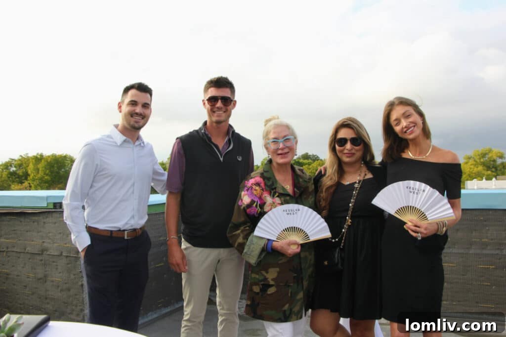 Guests at Kessler West rooftop