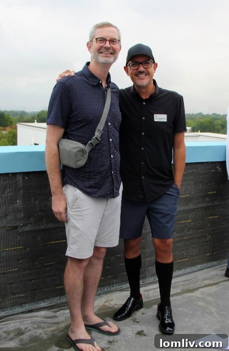Michael Wilbanks-Bepko and Michael Bepko at Kessler West event