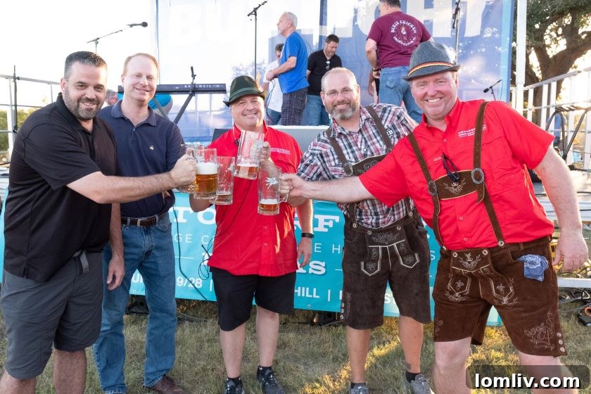 Oktoberfest Dallas: Pouring for a Purpose in East Dallas 3 Lively crowd enjoying Oktoberfest Dallas festivities