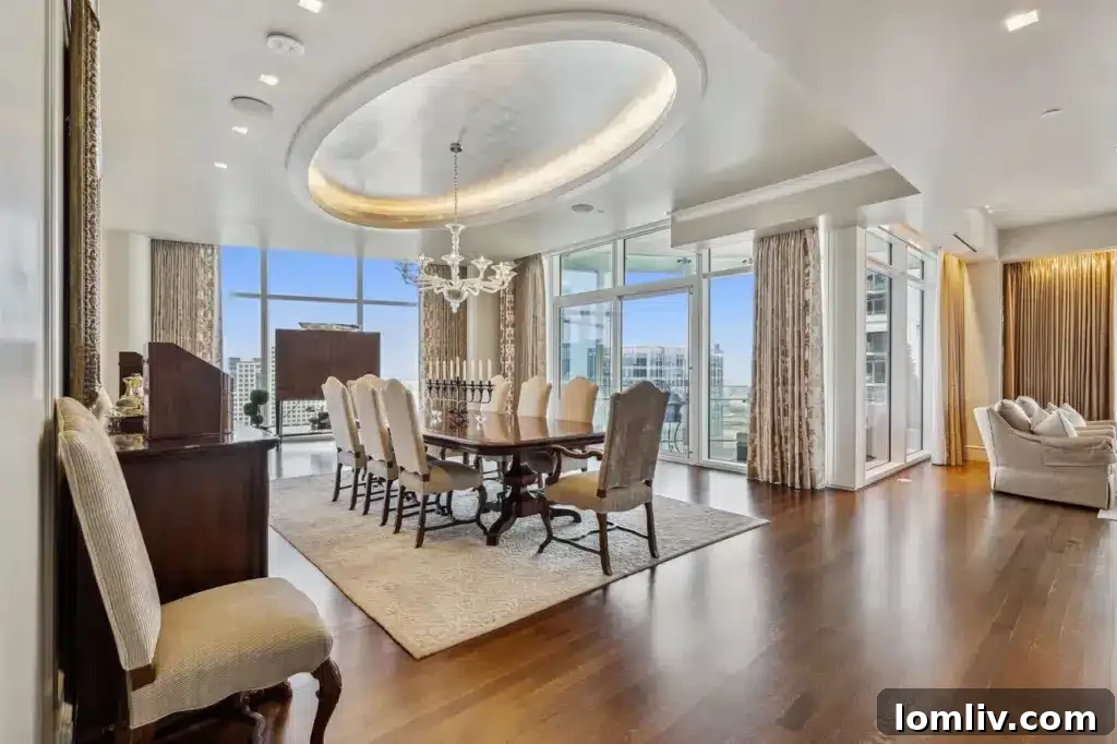 Exquisite details in a lavish room