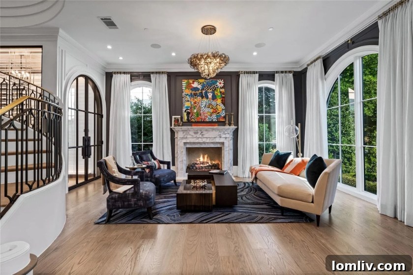 Custom Glass-Enclosed Wine Room Under Stairs