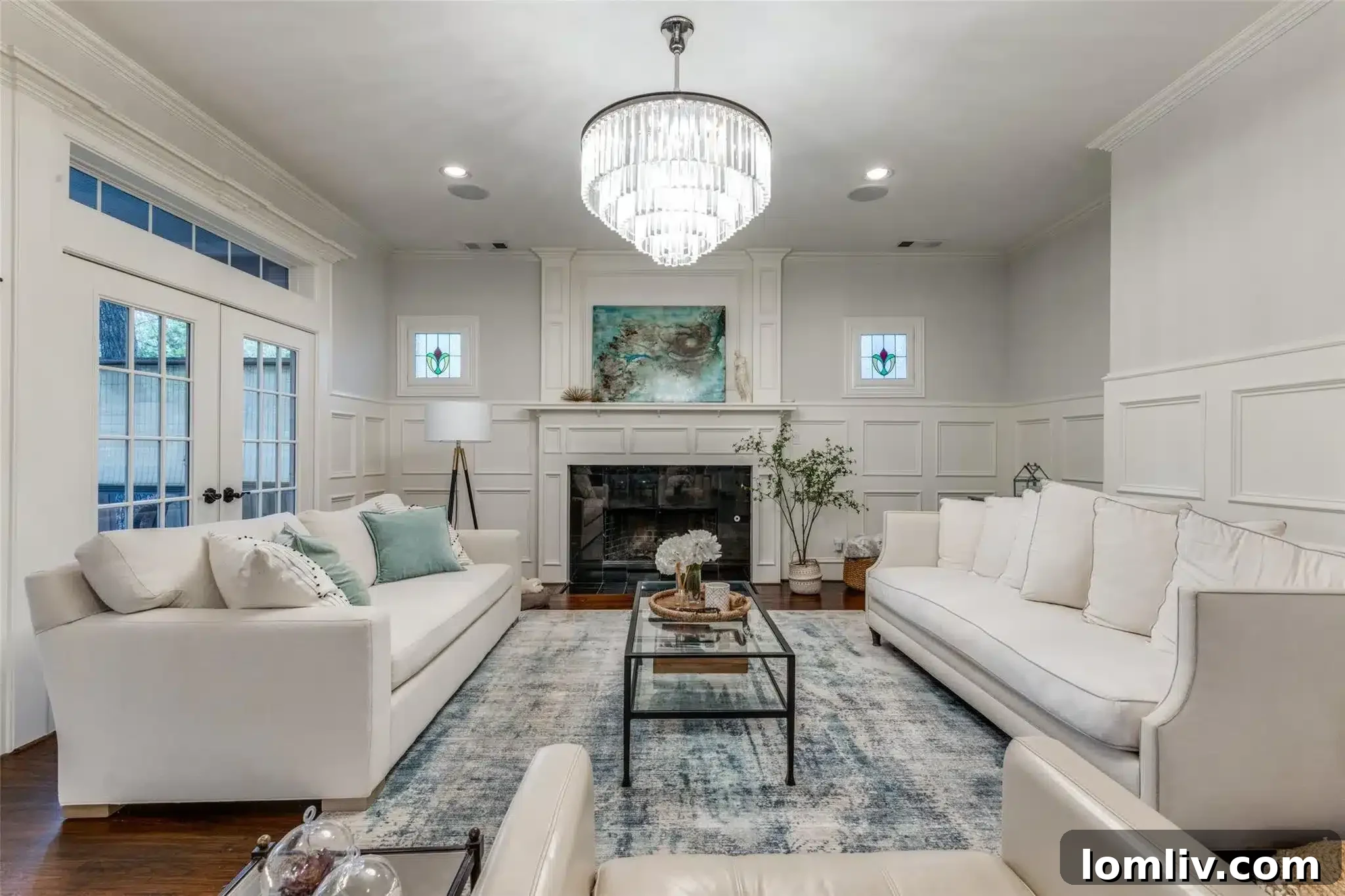 Snatch This Cape Cod-Style Home in The Peninsula Before I Do 4 Spacious kitchen with island and elegant cabinetry.