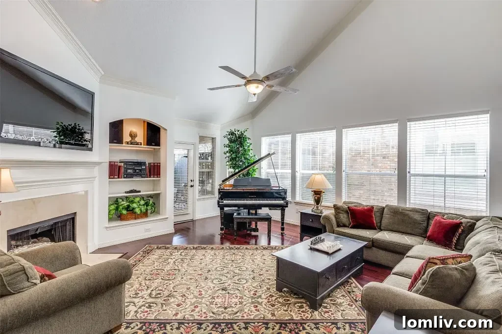 Holiday Shopping Head Start: Tour This Enclave at White Rock Home This Weekend 6 Spacious main living area with comfortable seating and elegant decor.