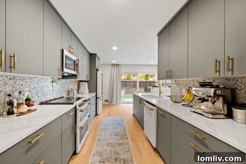 Erick and Chelsea Sigmond's Stunning East Dallas Ranch Transformation 8 After renovation a sophisticated interior with modern furnishings and decor