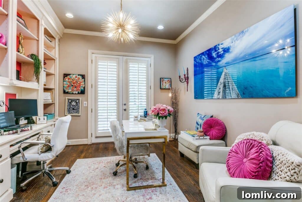 The Ultimate Score: A Dallas Cowboys Dream Home Lands at The Landing 16 Private Sport Court Surrounded by Trees