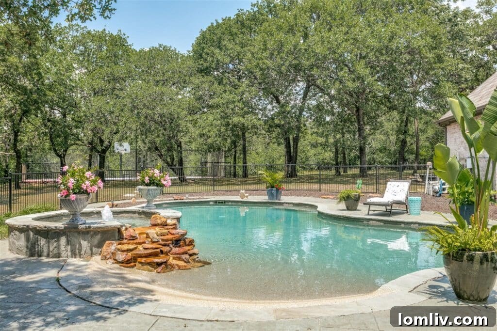 The Ultimate Score: A Dallas Cowboys Dream Home Lands at The Landing 19 Outdoor Patio Perfect for Relaxation
