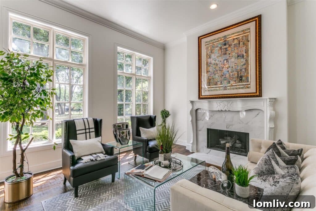 The Ultimate Score: A Dallas Cowboys Dream Home Lands at The Landing 4 Grand Entrance to Tony Casillas's Flower Mound Estate