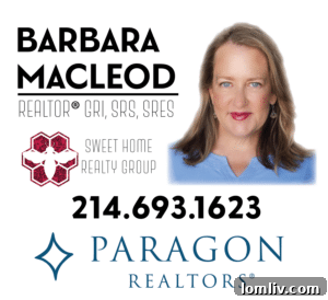 Logo of Barbara Macleod of Paragon Realtors, a proud sponsor of the Heritage Oak Cliff Home Tour.