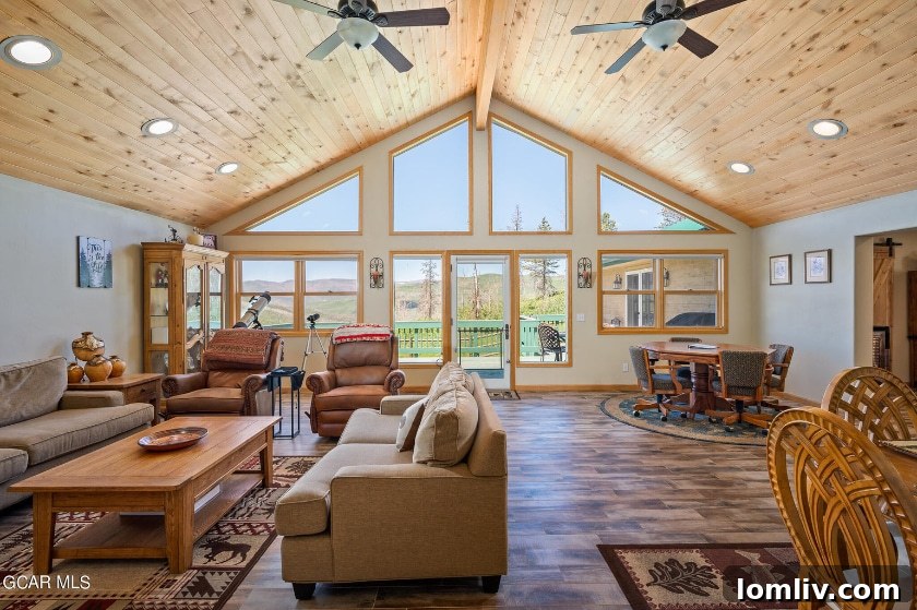 Main house interior, Colorado property