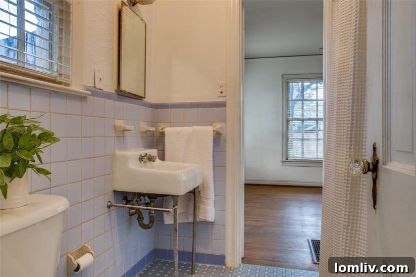 Stevens Park Village: A Charming Cottage Steeped in Character 5 Charming Stevens Park Village Kitchen with Original Cabinets