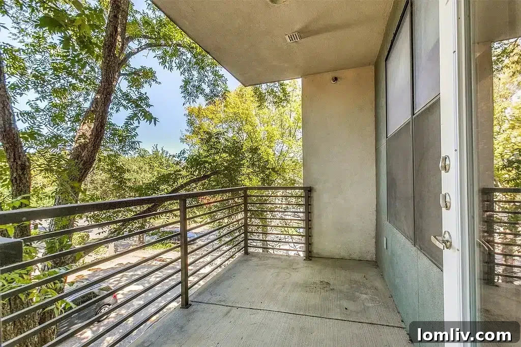 SOHIP Condo Wycliff & Lemmon Your Urban Lifestyle Awaits 4 Spacious living room with direct access to a private balcony in a SOHIP condo