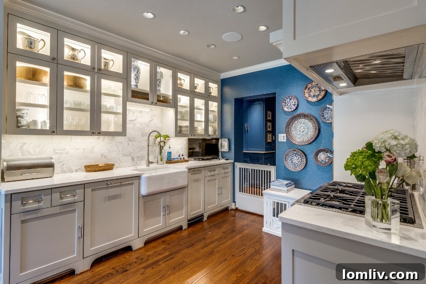 Elegant interior design and meticulous detailing