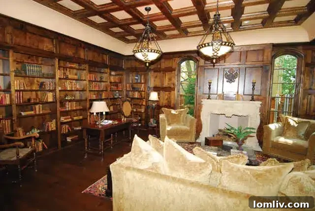 Interior view of Ian Kinsler's University Park home, showing a formal living area.