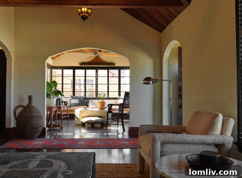 The Little House That Dared to Dream: A Quirky Gem's Bold New Look 3 Elizabeth Lavin: Interior view showcasing Turkish architectural details in the renovated Carnes Street home by Kate Murphy