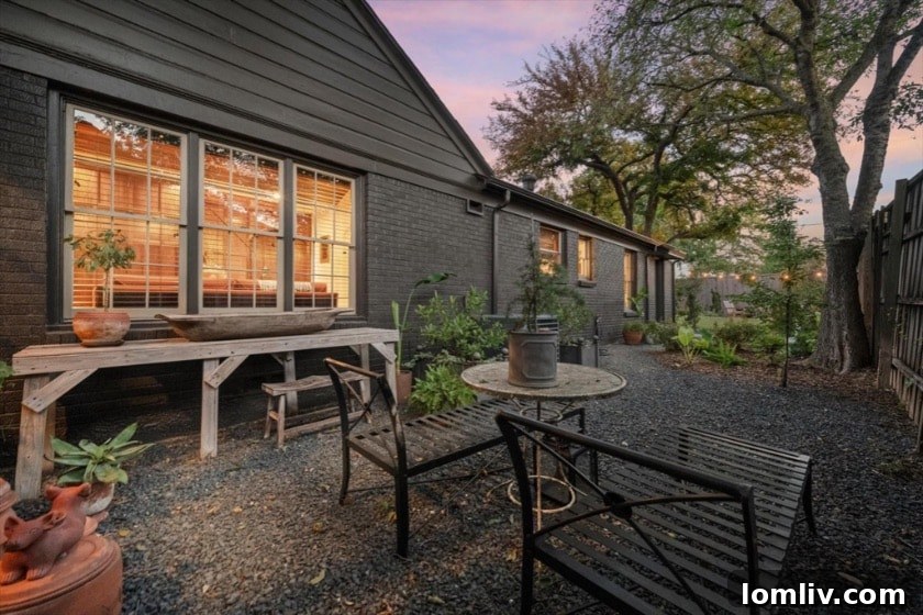 The Little House That Dared to Dream: A Quirky Gem's Bold New Look 10 Daydream Photography: Beautifully landscaped garden and exterior details of the renovated Oak Cliff home in Dallas