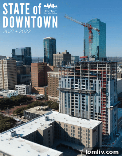 A panoramic view of Downtown Fort Worth