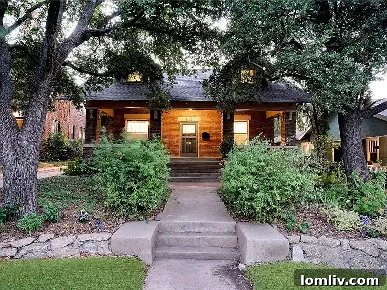 Academic Growth Spurs Dallas Housing Demand 10 This charming Craftsman house, originally built in the 1920s, has been thoughtfully updated to blend historic character with modern living in the 2020s.