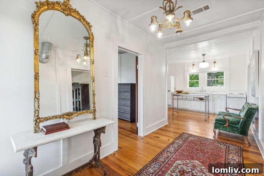 Claim Your Three Acres of Kaufman's Legacy at The Thurman Place 13 Bright and inviting bedroom in the charming guest house of Thurman Ranch
