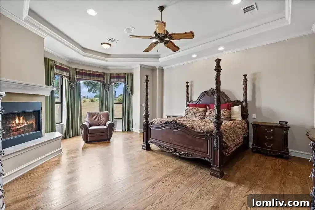 The 7,700-Square-Foot Celina Palace: Where Grandeur Reigns 10 A luxurious gourmet kitchen with a large island, stainless steel appliances, and elegant finishes, ideal for entertaining.